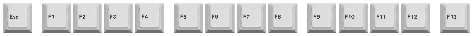 Function Row BoW